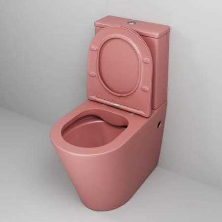 Унитаз Grossman GR-4480PIMS Color (620*365*810) РОЗОВЫЙ МАТОВЫЙ напольный Безободковый