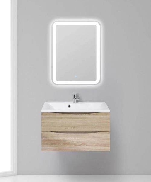 Тумба под раковину Belbagno MARINO Rovere Bianco подвесная 800x450x500 MARINO-800-2C-SO-WO-P