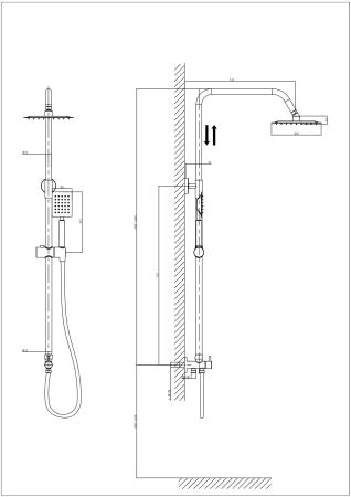 Душевой комплект RUSH Bella (BL4535-115)