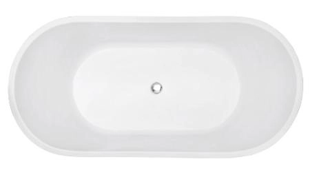 Акриловая ванна ABBER AB9203 160x80 овальная