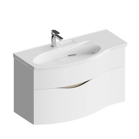 Тумба Kerama Marazzi RIVA РИВА RV.100Lh\WHT.M 100 см левая, белая матовая