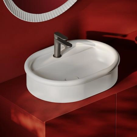 Artceram Brera Раковина 60х45х15.5см., накладная, без отв., цвет: белый глянцевый