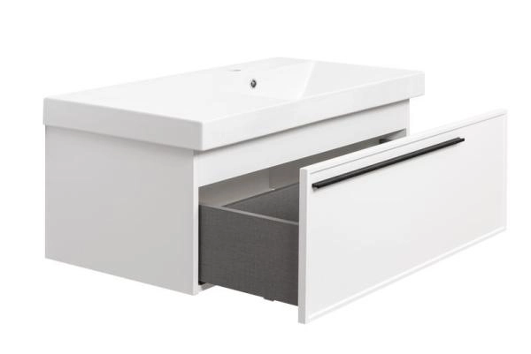 Тумба под раковину LA FENICE Elba Bianco белый 90 FNC-01-ELB-B-90 белый матовый