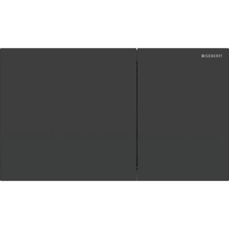 Geberit Sigma70 Клавиша для двойного смыва, квадратная: Черный матовый