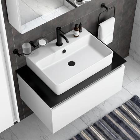 Смеситель VitrA Minimax Round  A4353036EXP однорычажный матовый черный латунь