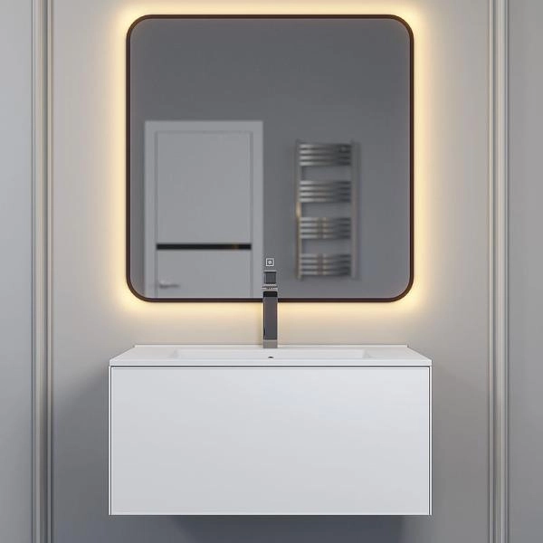 Тумба под раковину для ванной Uperwood Parma Premium подвесная 75 см, белая