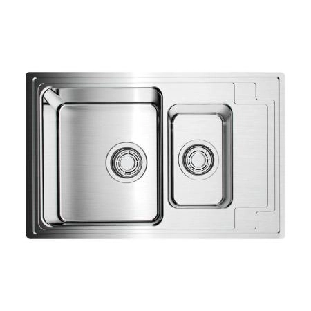 Кухонная мойка Omoikiri Mizu 78-2-IN нерж.сталь/нержавеющая сталь 4973731