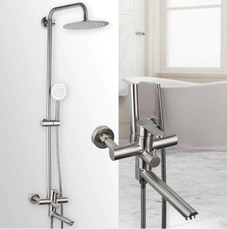 Душевая система Frap F24801 для ванны ,сатин