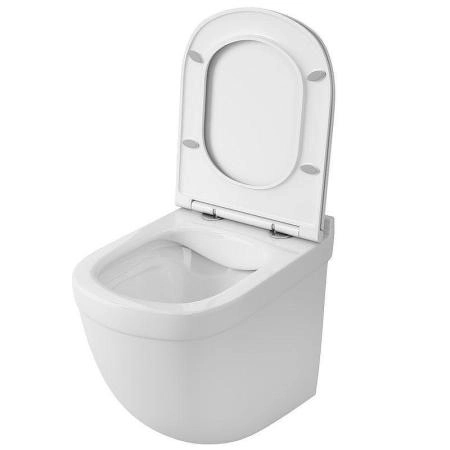 Унитаз подвесной безободковый OWL Eld Cirkel-H с сиденьем DP микролифт TOWLT190101 система смыва Торнадо