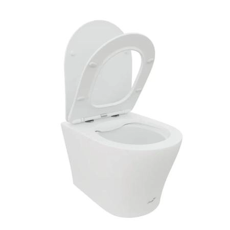 Унитаз Cerutti SPA ADIGE Aria MW подвесной безободковый белый матовый CT9245 (490х360х355)