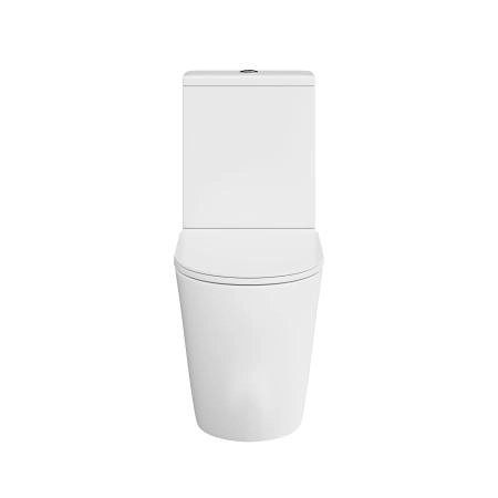 Унитаз Kerama Marazzi SFERA СФЕРА SF.wc.01 напольный безободковый с крепежом и сиденьем, белый глянцевый