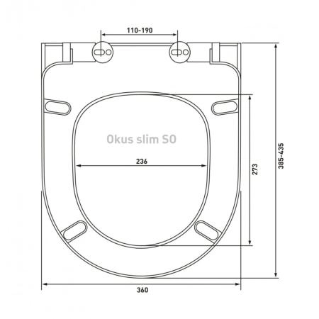 Инсталляция с унитазом VitrA Zentrum Round  9879B003-7200 комплект 4 в 1 с сиденьем микролифт безободковый цвет клавиши глянцевый хром