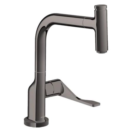 Axor Citterio Select Смеситель для кухни 230, на 1 отв., с вытяжным изливом, цвет: полированный черный хром
