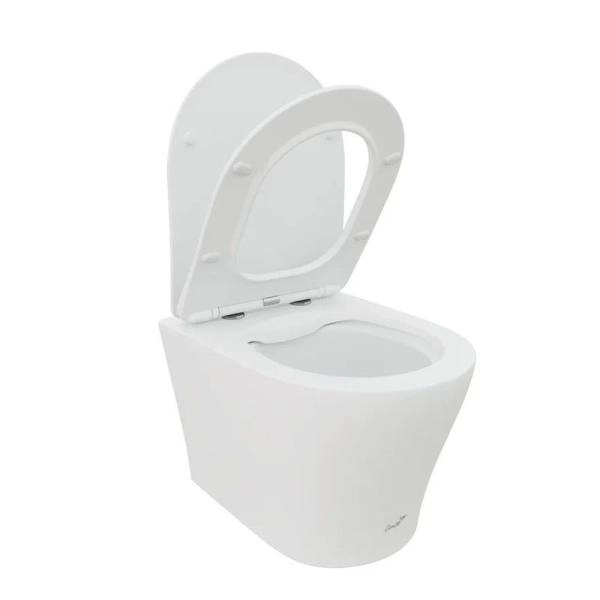 Унитаз Cerutti SPA ADIGE Aria MW подвесной безободковый белый матовый CT9245 (490х360х355)