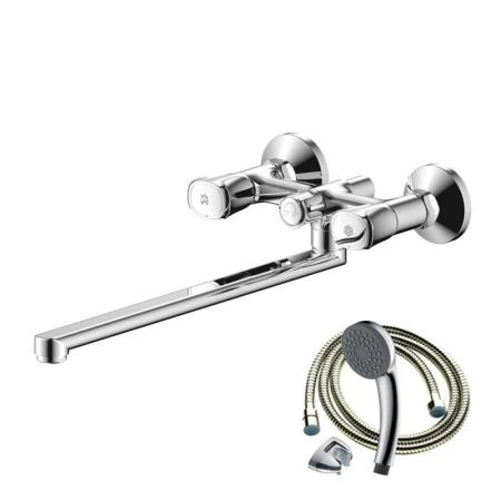 Смеситель OLIVES Vasco 27231VS для ванны с длинным изливом хром