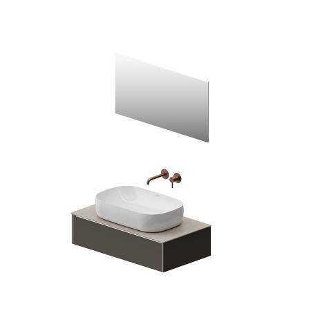 Тумба Kerama Marazzi MAGICA МАДЖИКА MA.90.1\EGR.M подвесная 90, 1 ящик, вечерний серый матовый