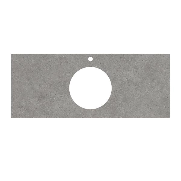 Столешница Kerama Marazzi PLAZA ПЛАЗА PL5.DL500920R\120 Столешница из керамогранита Фондамента 120, серая