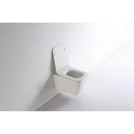 Унитаз CeramaLux NS5170 52 см подвесной ,безободковый микролифт
