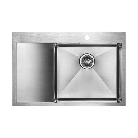 Кухонная мойка Paulmark ATLAN R PM217851-BSR правая 780х510мм брашированная нерж. сталь