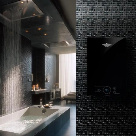 Электрический проточный водонагреватель PRIMOCLIMA AMOR 8.8 кВт, черный