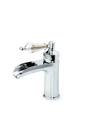 Смеситель для раковины Boheme Vogue хром с прозрачным SW 221-SW