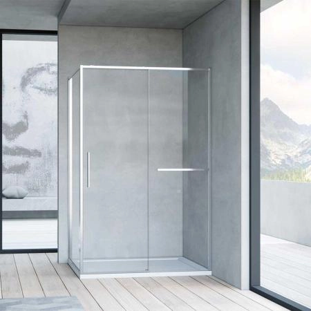 Душевой уголок Vincea Slim Soft VSR-1SS9015CL, 1500*900, хром, стекло прозрачное