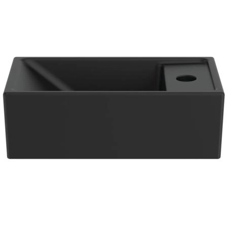 Ideal Standard i.life S Раковина 37х21xh12см., подвесная, с 1 отв., Dx, без перелива, цвет: чёрный матовый