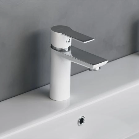 Смеситель для раковины RedBlu by Damixa Origin Elegance 840210000 хром/белый