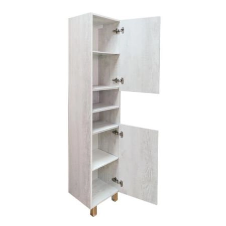 Шкаф-колонна Comforty Верона-35-Н дуб белый