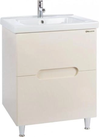 Тумба под раковину Bellezza Андрэа 65 напольная с 2 ящ. бежевая