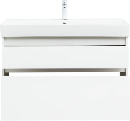 Тумба под раковину Aquanet Nova Lite 100 (SLIM SYNERGY) белый, 2 ящика