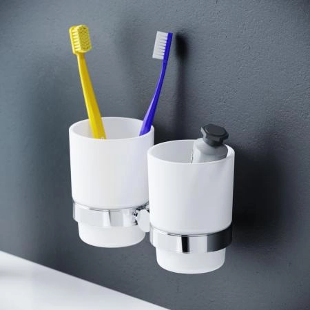 Стакан для зубных щеток 2-й AM.PM Sense A74343400 хром