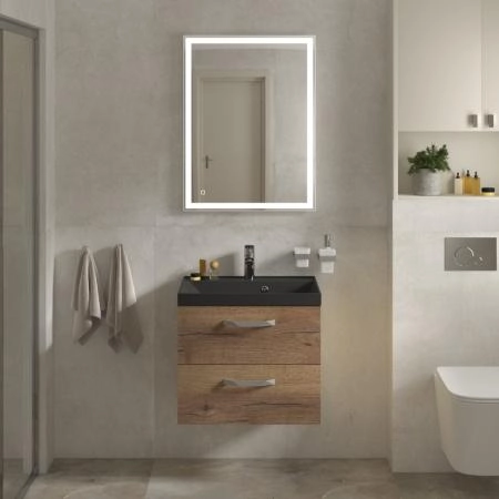 Тумба под раковину Belbagno AURORA Rovere Tabacco подвесная AURORA-700-2C-SO-RT
