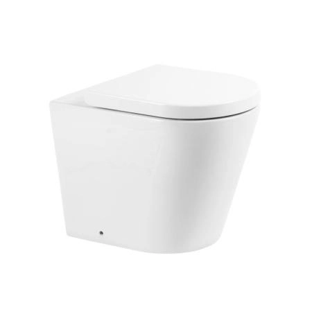 Унитаз безободковый Belbagno FLAY-R BB1003CBR приставной