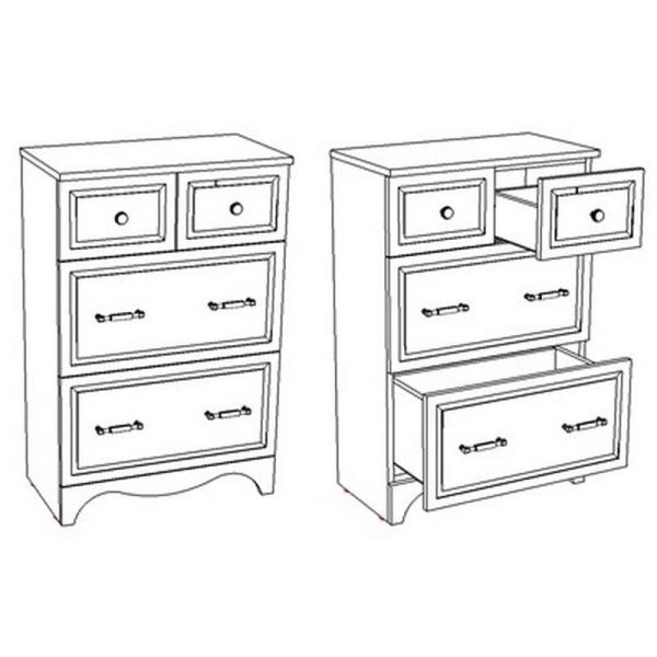 Комод Corozo Классика 55