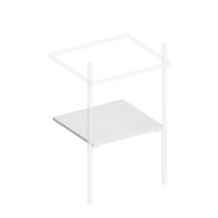 Полка для структур Kerama Marazzi PRO ПРО PRO.sh.50\WHT.M 50, белая матовая