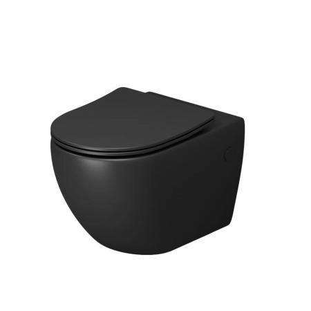 Унитаз Grossman GR-4411BMS Color (550*365*395) ЧЕРНЫЙ МАТОВЫЙ подвесной Безободковый