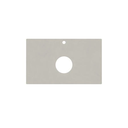 Столешница Kerama Marazzi PLAZA ПЛАЗА KM6012G0501RP80Tc2 Столешница для накладных раковин Про Чементо 80, серый светлый натуральный