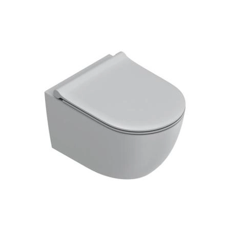 Catalano Sfera Унитаз подвесной 50x35см, безободковый, смыв Tornado, покрытие Twinglaze+, цвет: Cemento Satinato