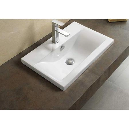 Раковина CeramaLux 9393-60 60x39x18 см встраиваемая