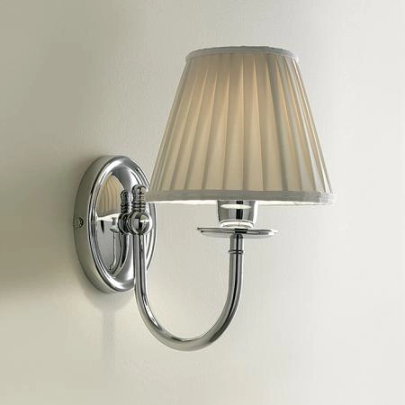 Devon Jasmine Светильник настенный с абажуром 16*23,5*h25cм, IP20, фурнитура: хром