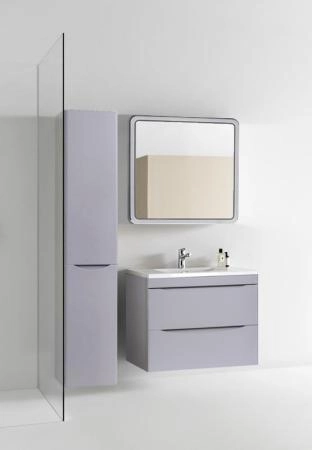 Тумба подвесная Style Line Бергамо мини 60 (2 ящ.) Люкс антискрейтч серый, PLUS