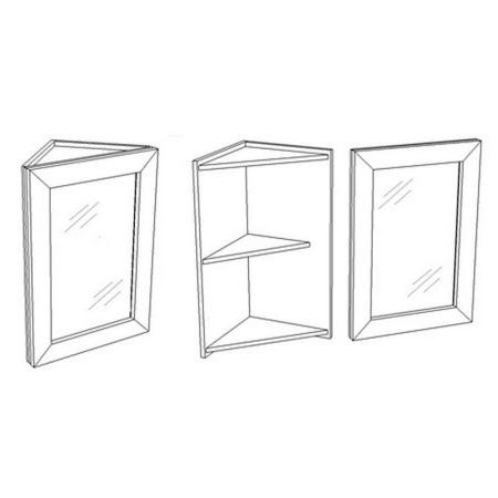 Зеркало-шкаф угловое Corozo Классика 65 универсальное