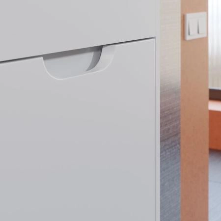 Тумба под раковину для ванной Uperwood Modul 50 см, подвесная, матовая, белая