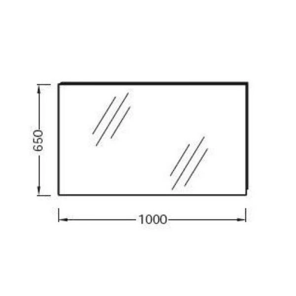 Зеркало Jacob Delafon OLA EB1099-RU 100 см