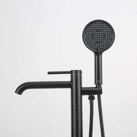 Смеситель GAPPO G3006-6 для ванны напольный, черный