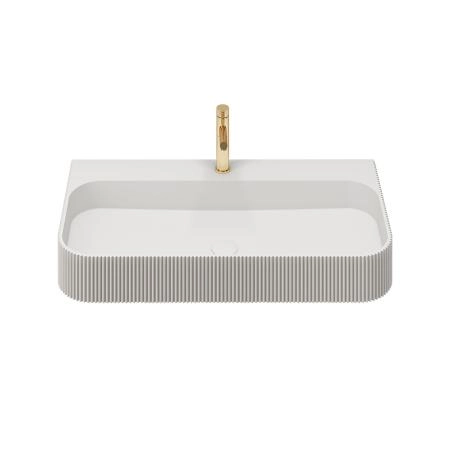 Раковина Vincea VWB-6SG75MW, 750*460*120, подвесная, цвет белый матовый искусственный камень