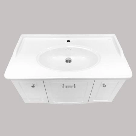 Тумба с раковиной Comforty Палини-100 белый