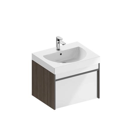 Тумба Kerama Marazzi MODULA МОДУЛА MO.60.1+1\AR подвесная 60 с ящиком 1+1, арабика