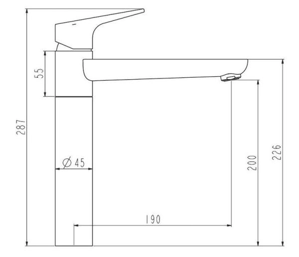 Смеситель для кухни ESKO New York NY 519СТ хром